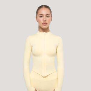 GymBeam Women‘s Luma Sports Top Butter Yellow kép