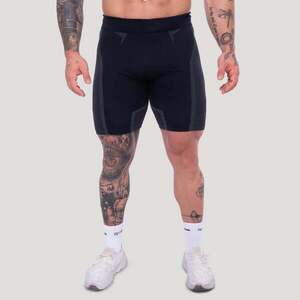 GymBeam OG1 Seamless Shorts Black/Grey kép