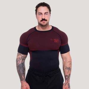 GymBeam OG1 Seamless T-shirt Black/Red kép