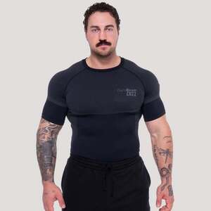 GymBeam OG1 Seamless T-shirt Black/Grey kép