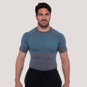 GymBeam OG1 Seamless T-shirt Grey/Blue kép