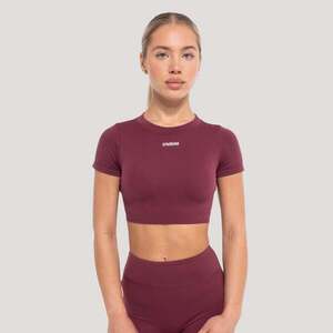 GymBeam Women‘s Flow Crop Top Wine kép