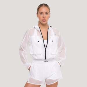 GymBeam Women‘s Flow Jacket White kép