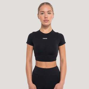 GymBeam Women‘s Flow Crop Top Black kép