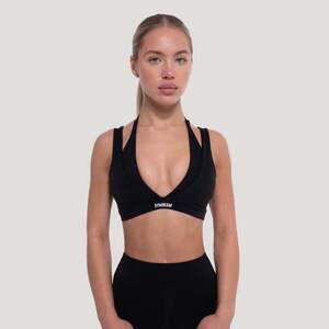 GymBeam Flow Sports Bra Black kép