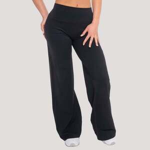 GymBeam Women‘s Flow Straight Pants Black kép