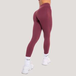 GymBeam Women‘s Flow Leggings Wine kép