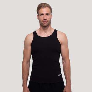 GymBeam Persistence Ribbed Tank Top Black kép