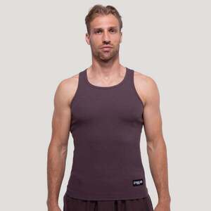 GymBeam Persistence Ribbed Tank Top Brown kép