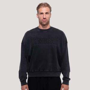 GymBeam Persistence Sweatshirt Washed Black kép