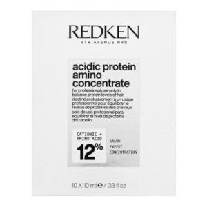 Redken Acidic Protein Amino Concentrate koncentrált regeneráló ápolás nagyon száraz és sérült hajra 10 x 10 ml kép