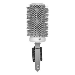Olivia Garden Expert Blowout Speed Round Brush Wavy Bristles White & Grey 65 mm hajkefe kép
