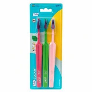 TePe Colour fogkefe Toothbrush 3 pcs Soft kép