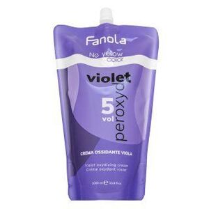 Fanola No Yellow Color Violet Peroxyde fejlesztő emulzió a sárga tónusok semlegesítésére 1, 5% 5 Vol. 1000 ml kép