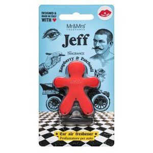 Mr&Mrs Fragrance Jeff Chrome Car Air Freshener Raspberry & Patchouli kép