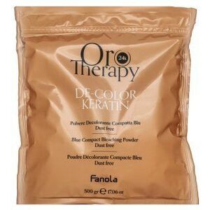 Fanola Oro Therapy 24k De-Color Keratin melírozó por hajszín világosításra 500 g kép