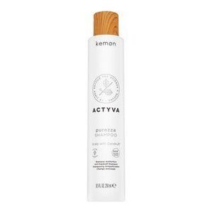 Kemon Actyva Purezza Shampoo mélytisztító sampon korpásodás ellen normál és zsíros hajra 250 ml kép