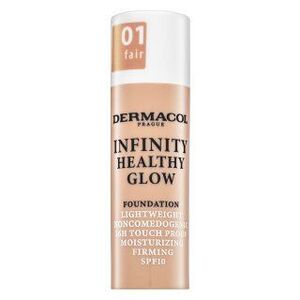 Dermacol Infinity Healthy Glow Foundation make-up az élénk bőrért 01 Fair 20 g kép