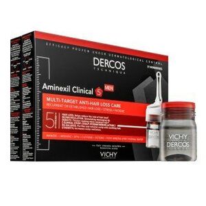 Vichy Dercos Men Aminexil Clinical 5 hajkúra hajhullás ellen 21x6 ml kép