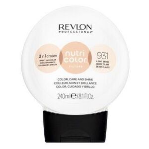 Revlon Professional Nutri Color Filters 3in1 Cream tápláló maszk színes pigmentekkel hajszín élénkítésére 931 Light Beige 240 ml kép