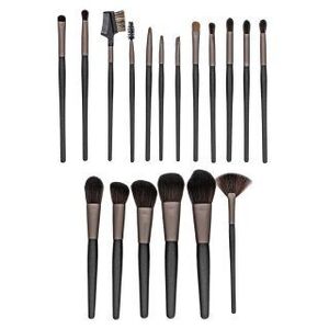 MIMO Makeup Brush Set Black ecset szett 18 Pcs kép