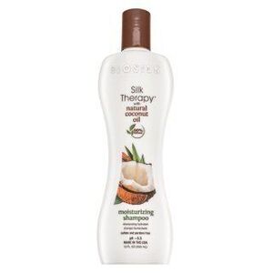 BioSilk Silk Therapy Organic Coconut Oil Moisturizing Shampoo tápláló sampon hidratáló hatású 355 ml kép
