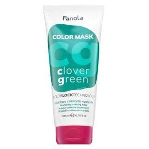 Fanola Color Mask tápláló maszk színes pigmentekkel hajszín élénkítésére Clover Green 200 ml kép
