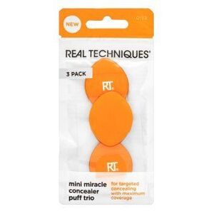 Real Techniques Mini Miracle Concealer Puff Trio smink szivacs kép