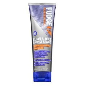 Fudge Professional Clean Blonde Damage Rewind Violet-Toning Shampoo tonizáló sampon szőke hajra 250 ml kép
