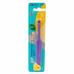 TePe Interspace egycsomós fogkefe Handle + 12 Tips Soft kép