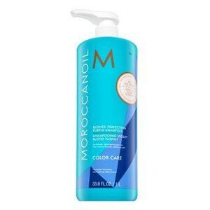 Moroccanoil Color Care Blonde Perfecting Purple Shampoo neutralizáló sampon szőke hajra 1000 ml kép