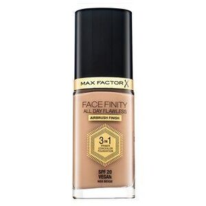Max Factor Facefinity All Day Flawless Flexi-Hold 3in1 Primer Concealer Foundation SPF20 folyékony make-up 3 az 1-ben 55 30 ml kép