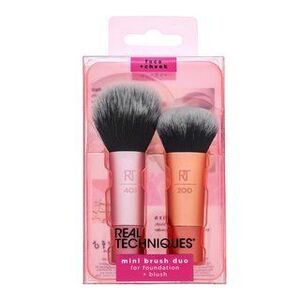 Real Techniques Mini Foundation & Blush Brush Duo ecset szett kép