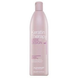 Alfaparf Milano Lisse Design Keratin Therapy Deep Cleansing Shampoo mélytisztító sampon minden hajtípusra 500 ml kép