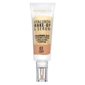 Dermacol Hyaluron Make-up & Serum make-up hialuronsavval 03 Sand 25 g kép