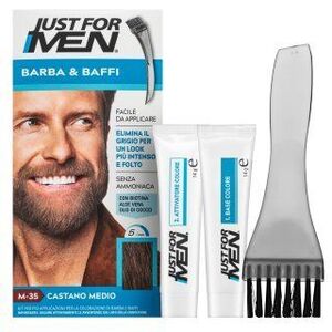 Just For Men Moustache & Beard Color szakáll színe M35 Medium Brown kép