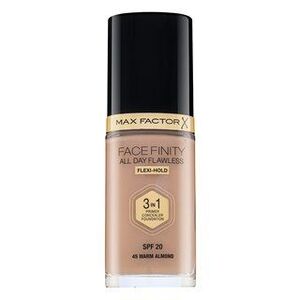 Max Factor Facefinity All Day Flawless Flexi-Hold 3in1 Primer Concealer Foundation SPF20 folyékony make-up 3 az 1-ben 45 30 ml kép