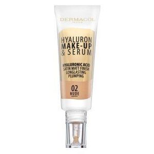 Dermacol Hyaluron Make-up & Serum make-up hialuronsavval 02 Nude 25 g kép