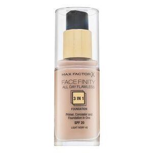 Max Factor Facefinity All Day Flawless Flexi-Hold 3in1 Primer Concealer Foundation SPF20 folyékony make-up 3 az 1-ben 40 30 ml kép