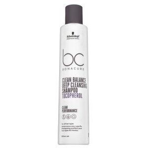 Schwarzkopf Professional BC Bonacure Clean Balance Deep Cleansing Shampoo Tocopherol mélytisztító sampon minden hajtípusra 250 ml kép
