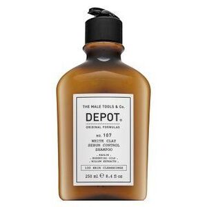 Depot No. 107 White Clay Sebum Control Shampoo tisztító sampon bőrirritáció ellen 250 ml kép