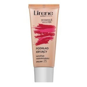 Lirene Vitamin E High-Coverage Liquid Foundation fluid make-up az arcbőr hiányosságai ellen 25 Tanned 30 ml kép