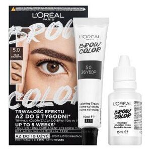 L´Oréal Paris Brow Color Semi-Permanent Eyebrow Tint semi permanens szín szemöldökre 5.0 Brunette kép