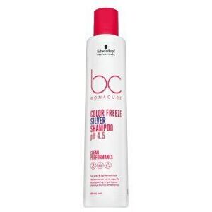 Schwarzkopf Professional BC Bonacure Color Freeze Silver Shampoo pH 4.5 Clean Performance tonizáló sampon platinaszőke és ősz hajra 250 ml kép