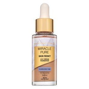 Max Factor Miracle Pure Skin Reset 2in1 Serum Foundation folyékony make-up az arcbőr megújulásához 30-40 Fair To Light 30 ml kép