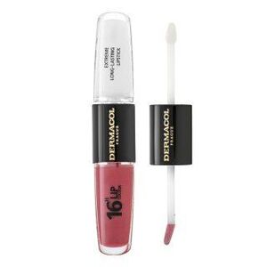 Dermacol 16H Lip Colour Extreme Long-Lasting Lipstick tartós, két fázisú szájfény No. 12 8 ml kép