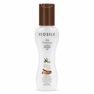 BioSilk Silk Therapy Organic Coconut Oil Leave-In Treatment öblítés nélküli ápolás puha és fényes hajért 67 ml kép