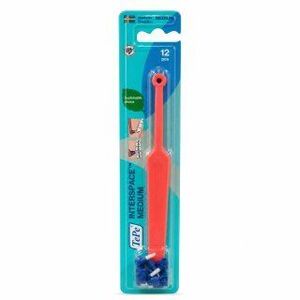 TePe Interspace egycsomós fogkefe Handle + 12 Tips Medium kép