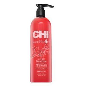 CHI Rose Hip Oil Color Nurture Protecting Conditioner tápláló kondicionáló festett és melírozott hajra 739 ml kép