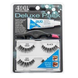 Ardell Deluxe Pack ragasztható műszempilla - készlet 120 Demi Black kép
